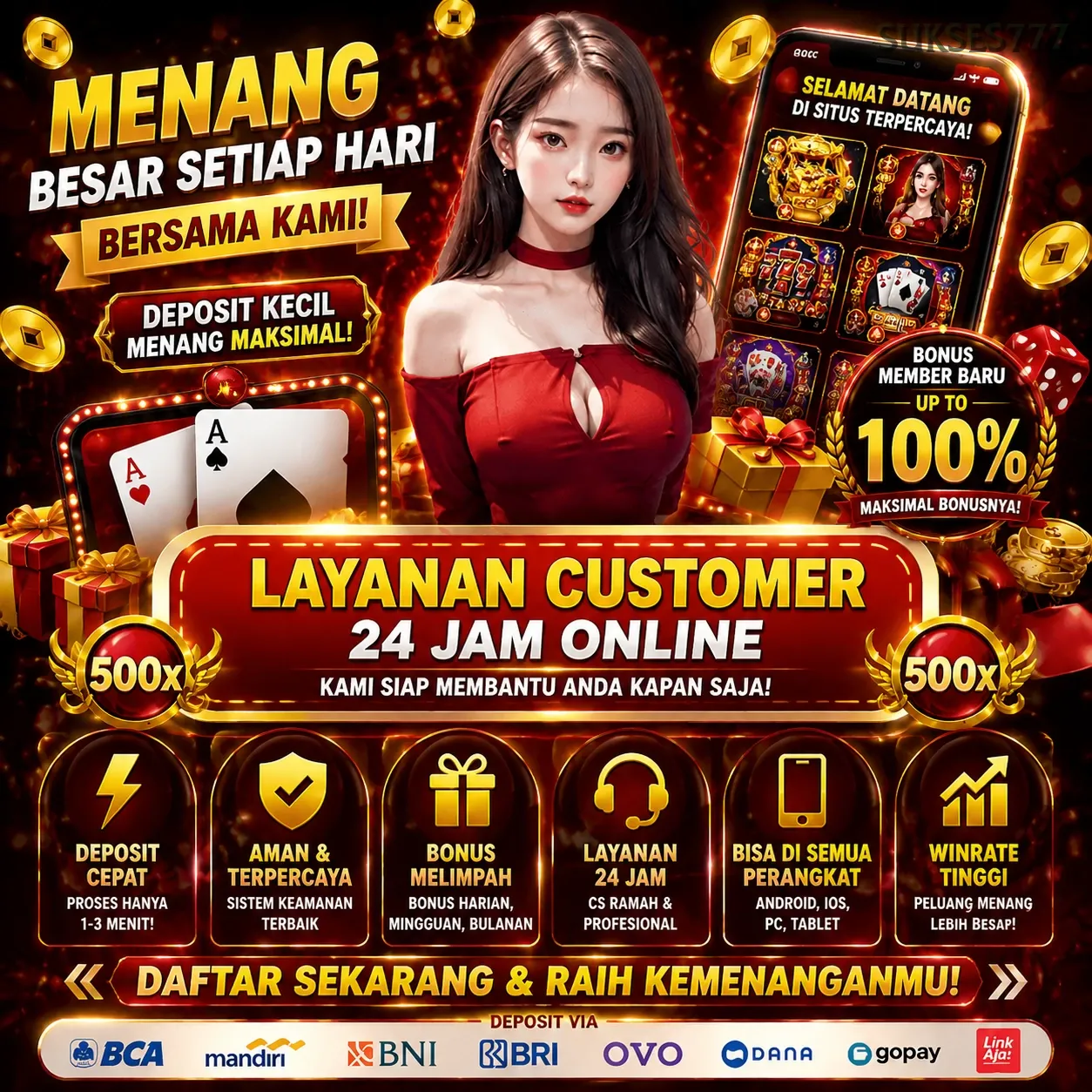Ikon aplikasi sukses777 resmi